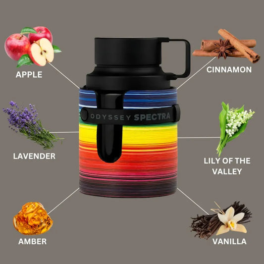 Armaf Odyssey Spectra 100ml – Warm Spicy Vanilla Unisex Fragrance