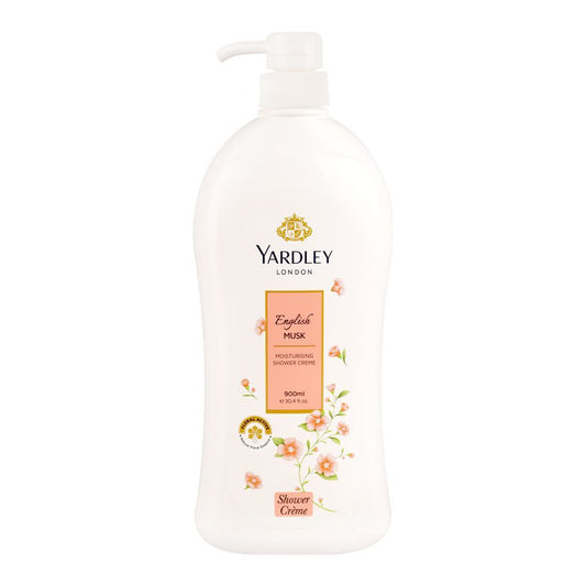Yardley London English Shower Cream – 900ml Luxurious Body Cleanser