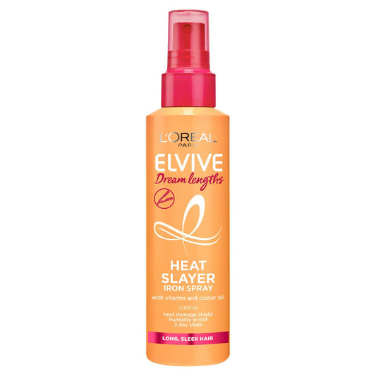 Loreal Elvive Dream Length Heat Slayer Iron Spray with Vitamins and Castor Oil