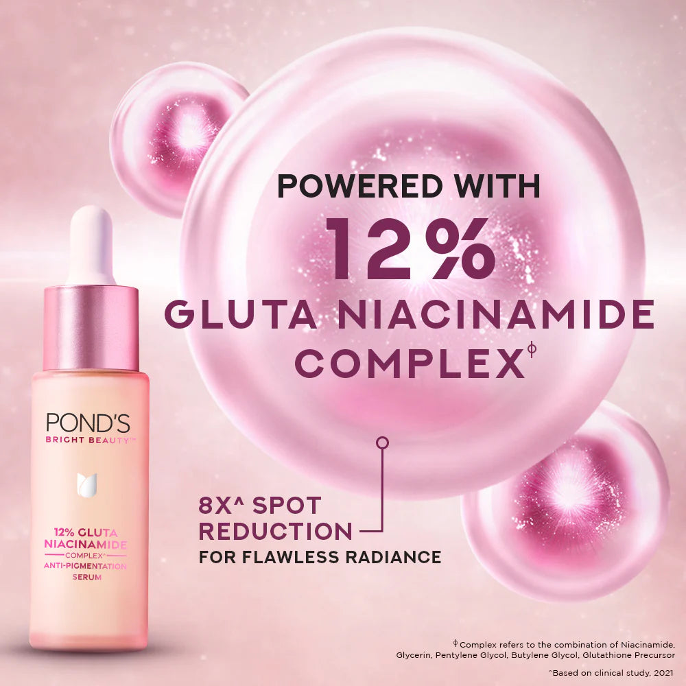 Ponds Bright Beauty 12% Gluta Niacinamide Serum 30ml