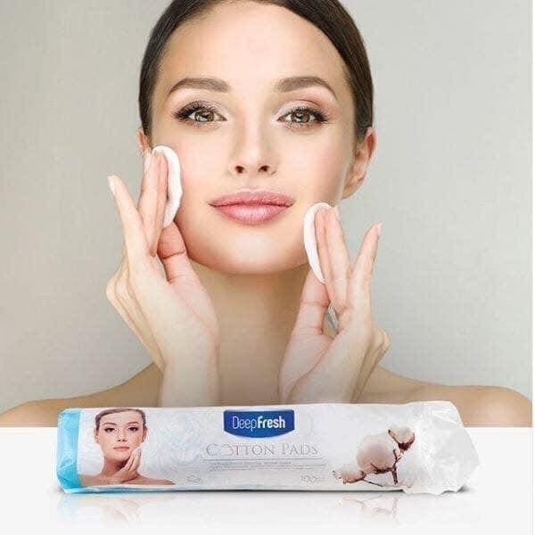 گہرے تازہ کاٹن پیڈ 100 پی سیز – نرم، نرم اور روزمرہ کی دیکھ بھال کے لیے بہترین