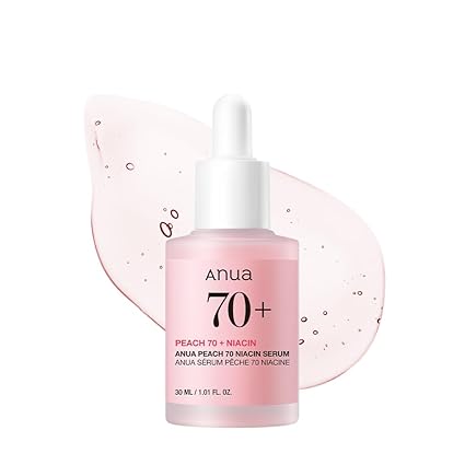 Anua Peach 70 Niacinamide Serum 30ml / روشن کرنے والا ہائیڈریٹنگ چہرہ سیرم / ڈیلی کلین بیوٹی (1.01 fl. oz.)