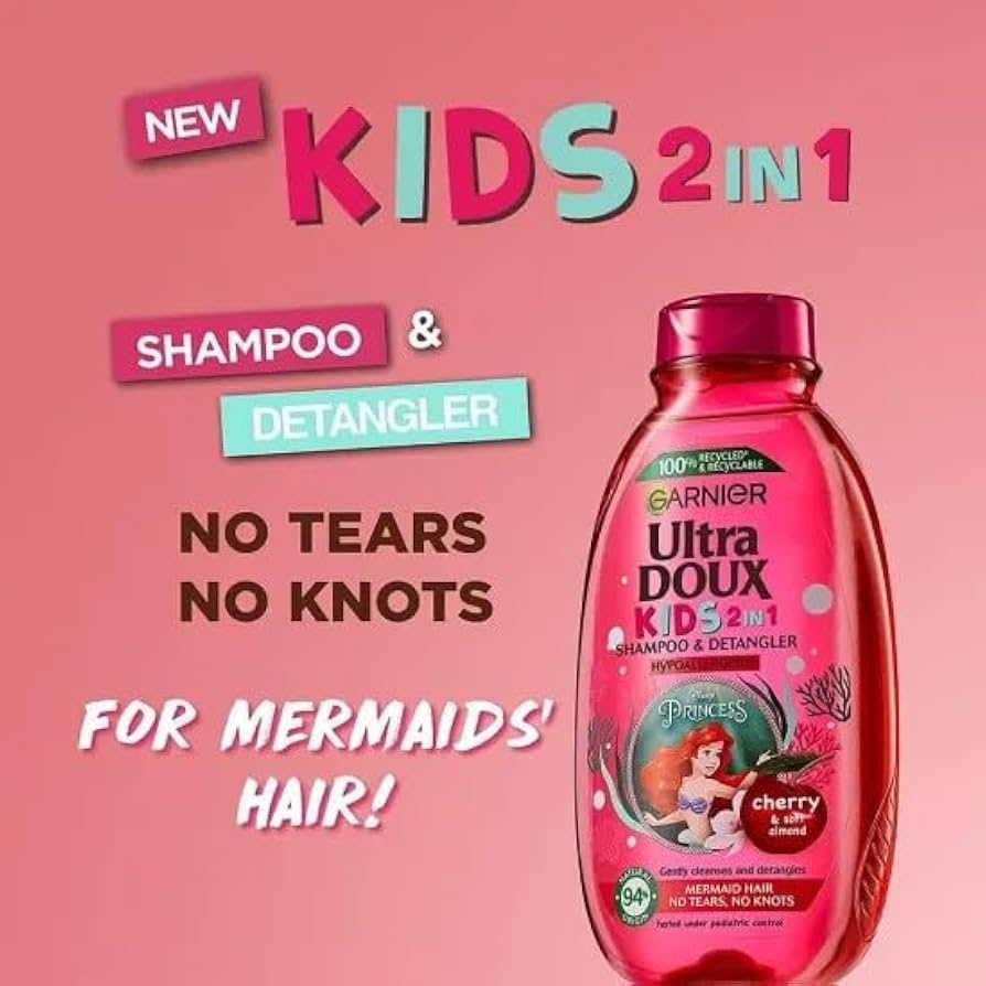 Garnier Ultra Doux Kids Shampoo 400ml – Gentle Care for Delicate Hair