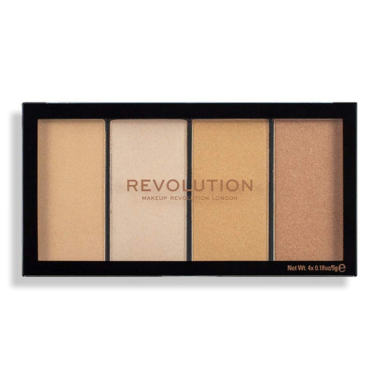 Revolution Highlighter Palette Reloaded Lustre Lights Warm