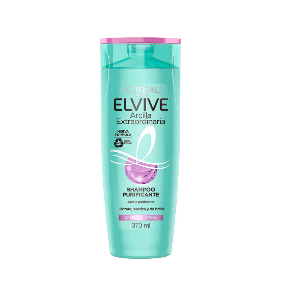 L'Oréal Elvive Arcilla Extraordinaria Shampoo - میکسیکو میں بالوں کی غیر معمولی دیکھ بھال کے لیے بنایا گیا