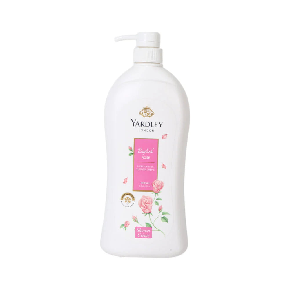 Yardley London English Shower Cream – 900ml Luxurious Body Cleanser