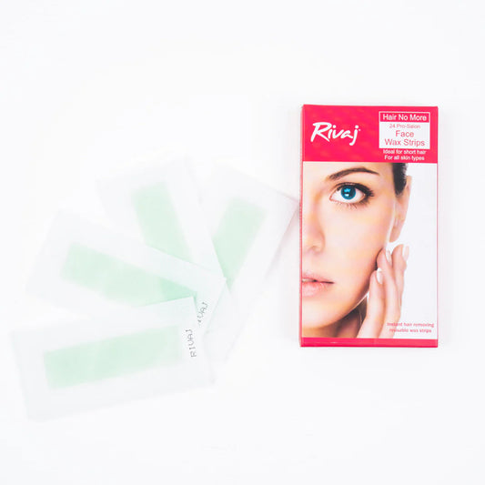 Rivaj UK Hair No More 24 Pro-Salon Face Wax Strips