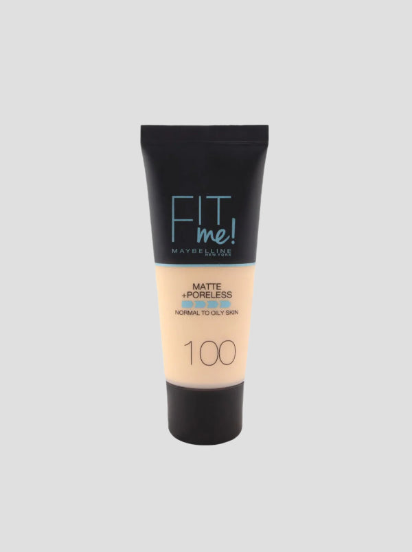 MAYBELLINE FIT ME FOUNDATION TUBE MATTE + غیر غیر مساوی نارمل سے تیل