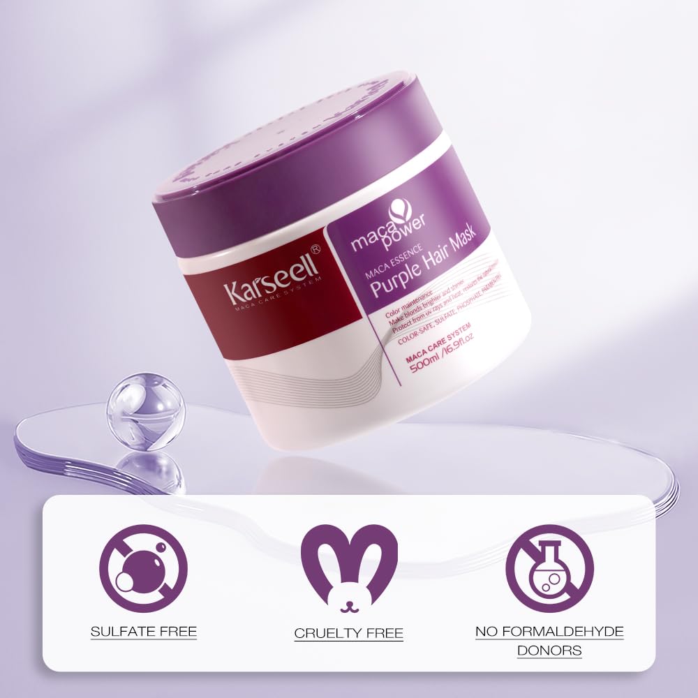 Karseell maca power Purple Hair Mask 500ml