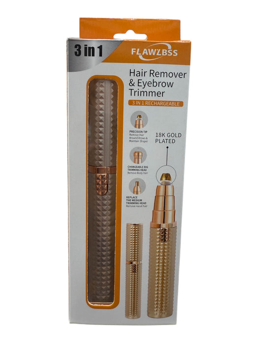 Flawzbss Hair Removal & Eyeliner Trimmer 3in1