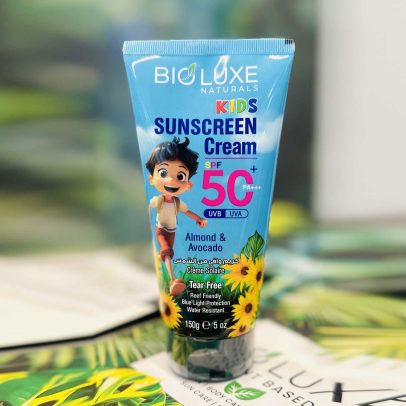 BIOLUXE Kids Sunscreen Cream SPF50+ Almond & Avocado (150 g)