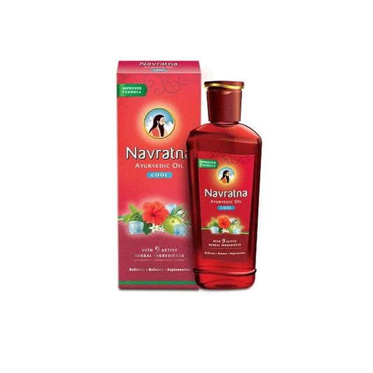 Navratna Herbal Cool Oil – Ayurvedic Stress Relief & Hair Nourishment (200ml & 100ml)