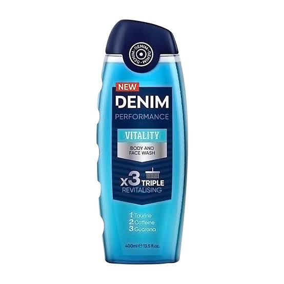 Denim Performance Shower gels Triple Revitalising 400ml