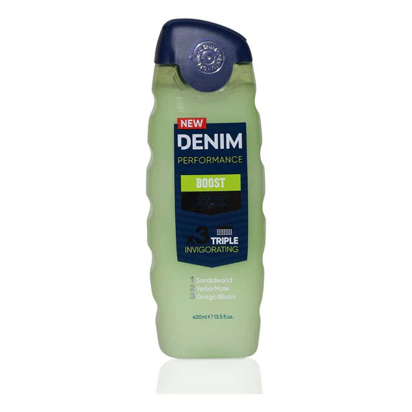 Denim Performance Shower gels Triple Revitalising 400ml