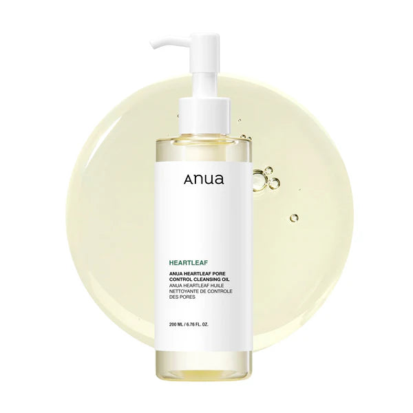Anua Heartleaf Pore Control Cleansing Oil, Oil Cleanser for Face, Makeup Blackhead Remover, Korean Skin Care (200ml) (original)