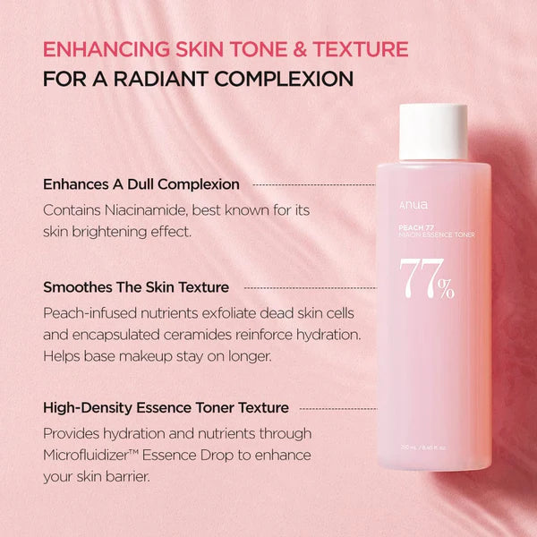 Anua - Peach 77 Niacin Essence Toner 250ml
