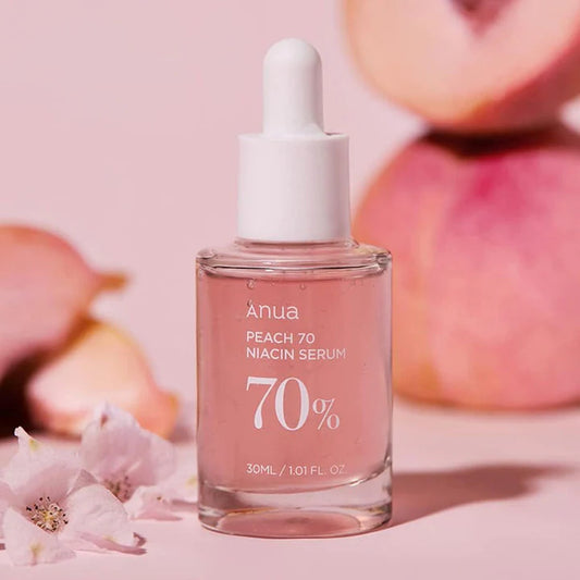 Anua Peach 70 Niacin Serum – 30ml | چمکدار اور ہائیڈریٹنگ جلد کی دیکھ بھال