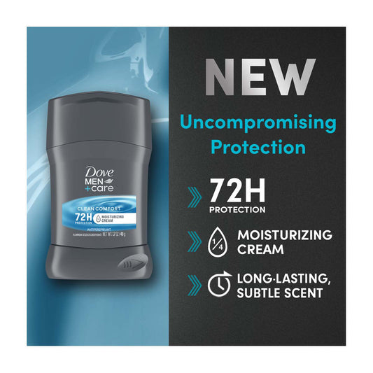 Dove Men+Care Clean Comfort Deodorant 48g – 48-hour Freshness & Protection