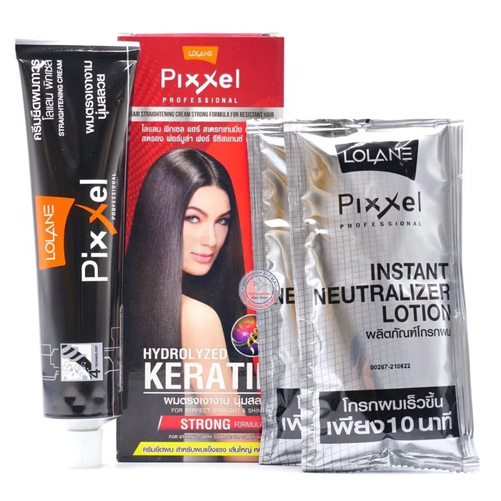 Lolane Pixxel بالوں کو سیدھا کرنے والا مضبوط کیریٹن فارمولہ 110GM