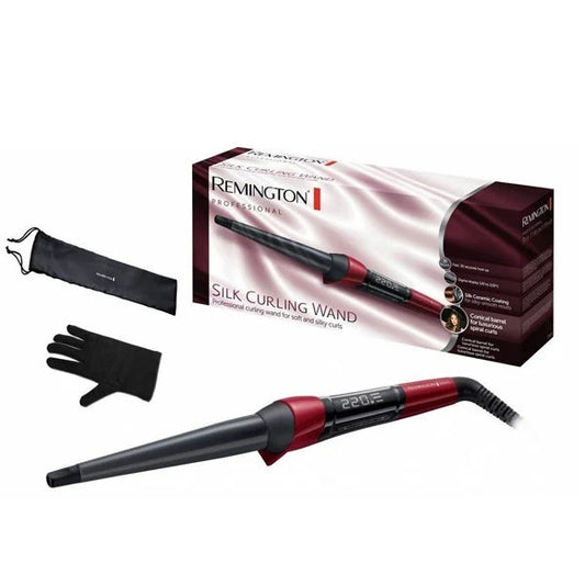 Remington Silk Hair Curling Wand C196W1 – Smooth, Defined Curls