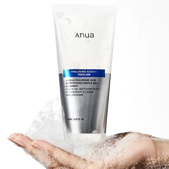 ANUA Heartleaf 8% Hyaluronic Acid Moisturizing Gentle Gel Cleanser 150ml