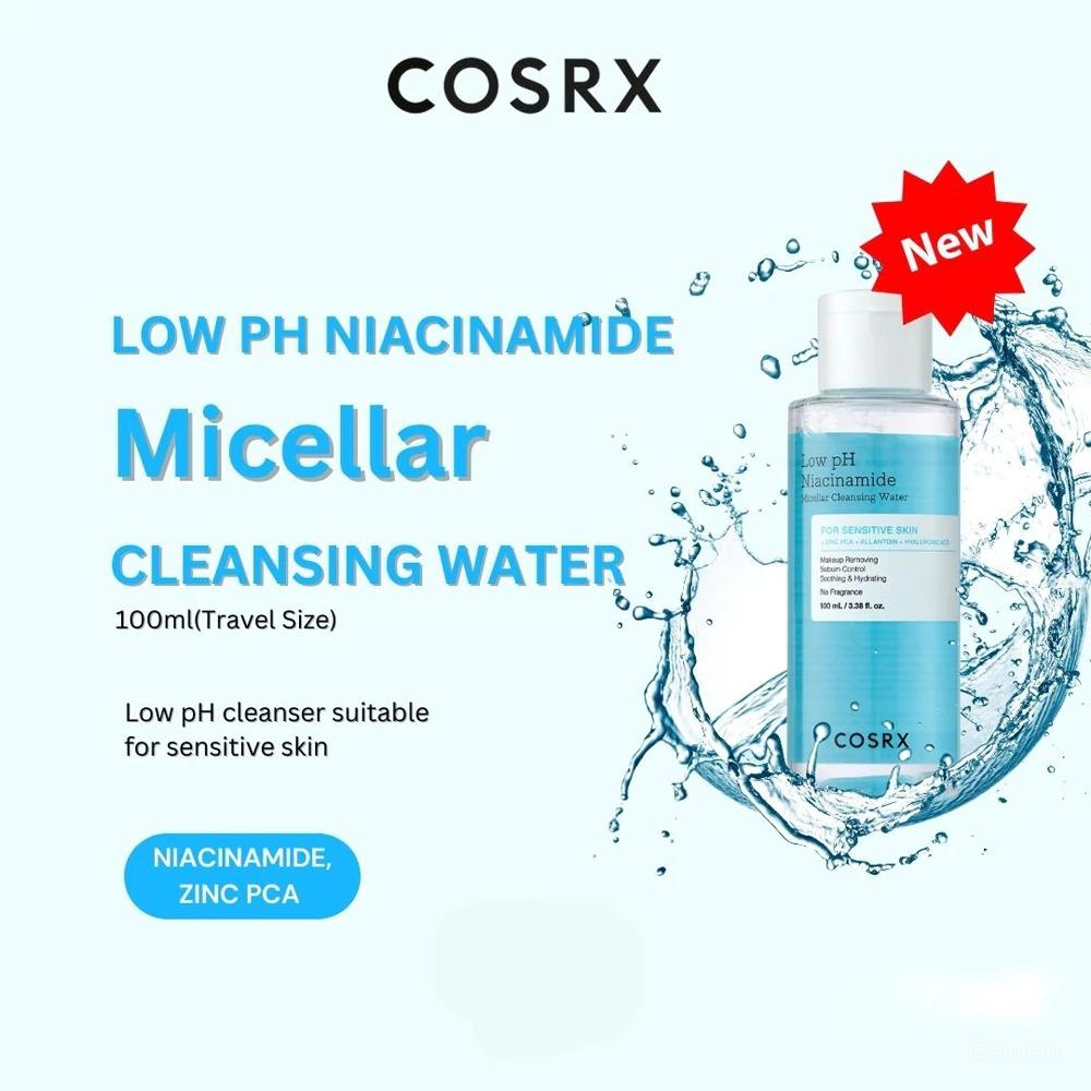 کم پی ایچ Niacinamide Micellar صاف کرنے والا پانی