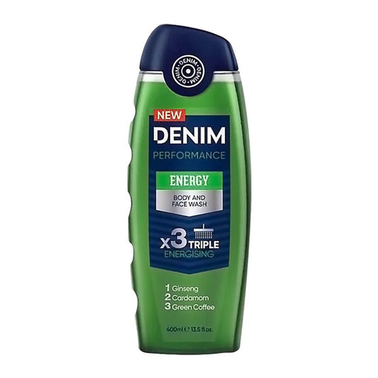 Denim Performance Shower gels Triple Revitalising 400ml