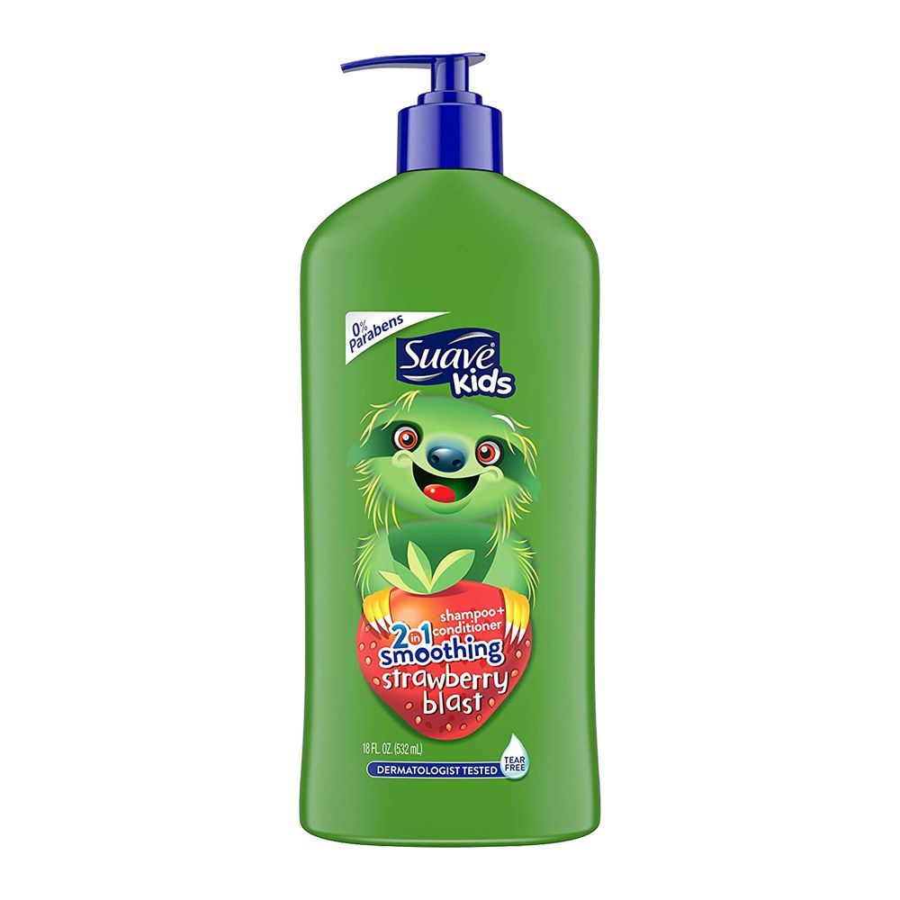 Suave Kids 2-in-1 Shampoo & Conditioner – Gentle, Tangle-Free Hair