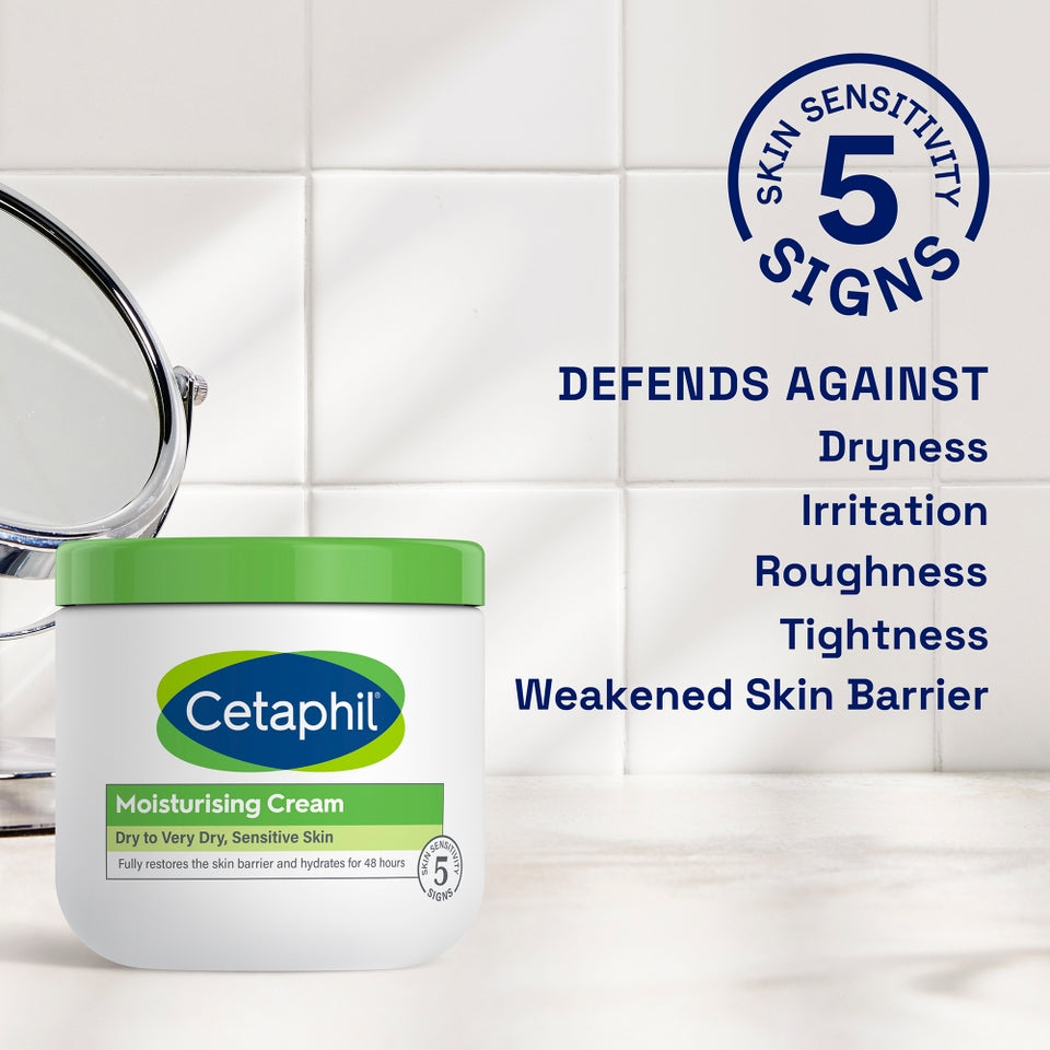 Cetaphil Moisturizing Cream – 450g | Intense Hydration for Dry to Very Dry, Sensitive Skin