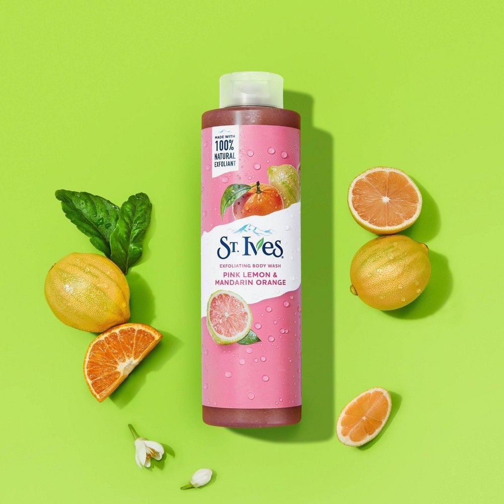 St. Ives Radiance Collection: Pink Lemon & Mandarin Orange, Rose Water & Aloe Vera, Coconut Water & Orchid