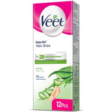 Veet Wax Strips for Dry & Normal Skin – 12 Pack