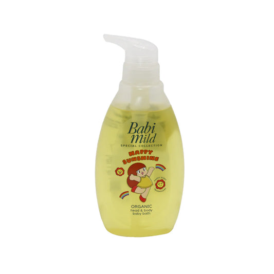 Babi Mild Organic Head & Body Baby Bath 380ml