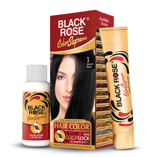 Black Rose Color Supreme - Intense Black Hair Color