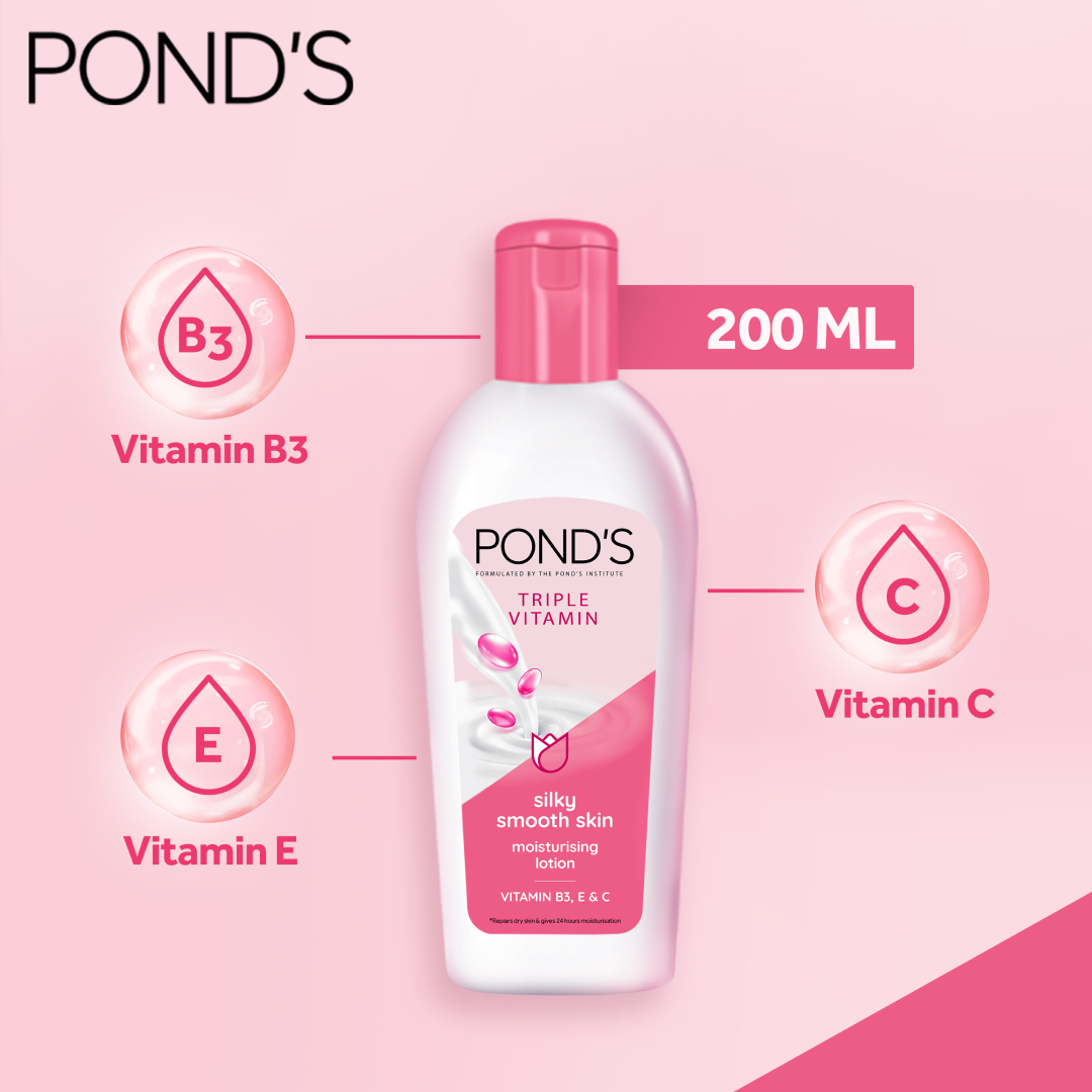 Ponds Triple Vitamin Moisturizing Lotion