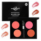Christine Professional Blush On 4 Color Kit – Versatile, Pigmented Shades for a Natural to Bold Flush