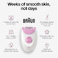 Braun Epilator Silk-epil 3 3-270, Hair Removal for Women, Shaver & Trimmer 3270