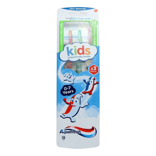 Aquafresh Little Teeth Toothbrush (Pack of 3) – Gentle Care for Growing Smiles