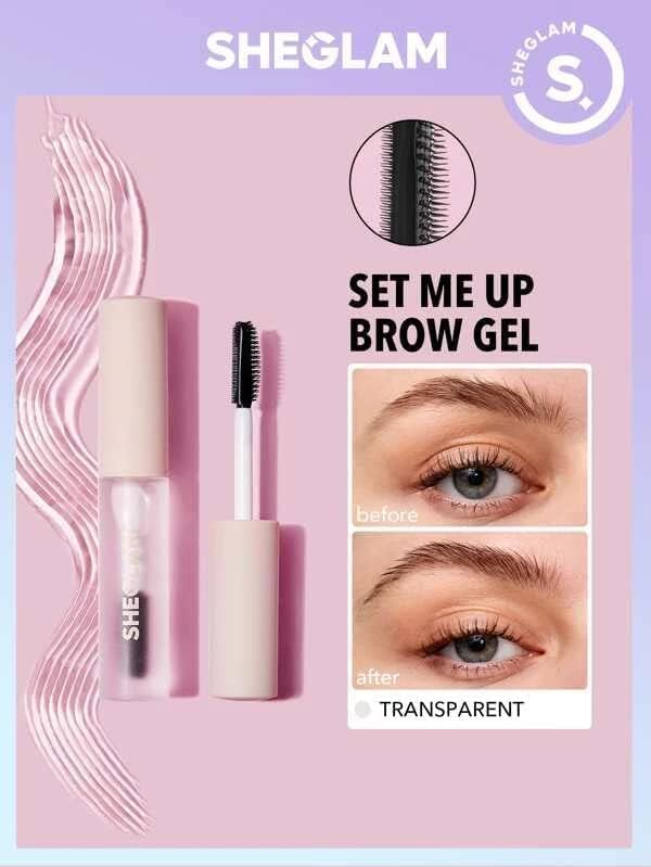 SHEGLAM Setting Up Brow Gel | Fluffy, Defined & Long-Lasting Brows