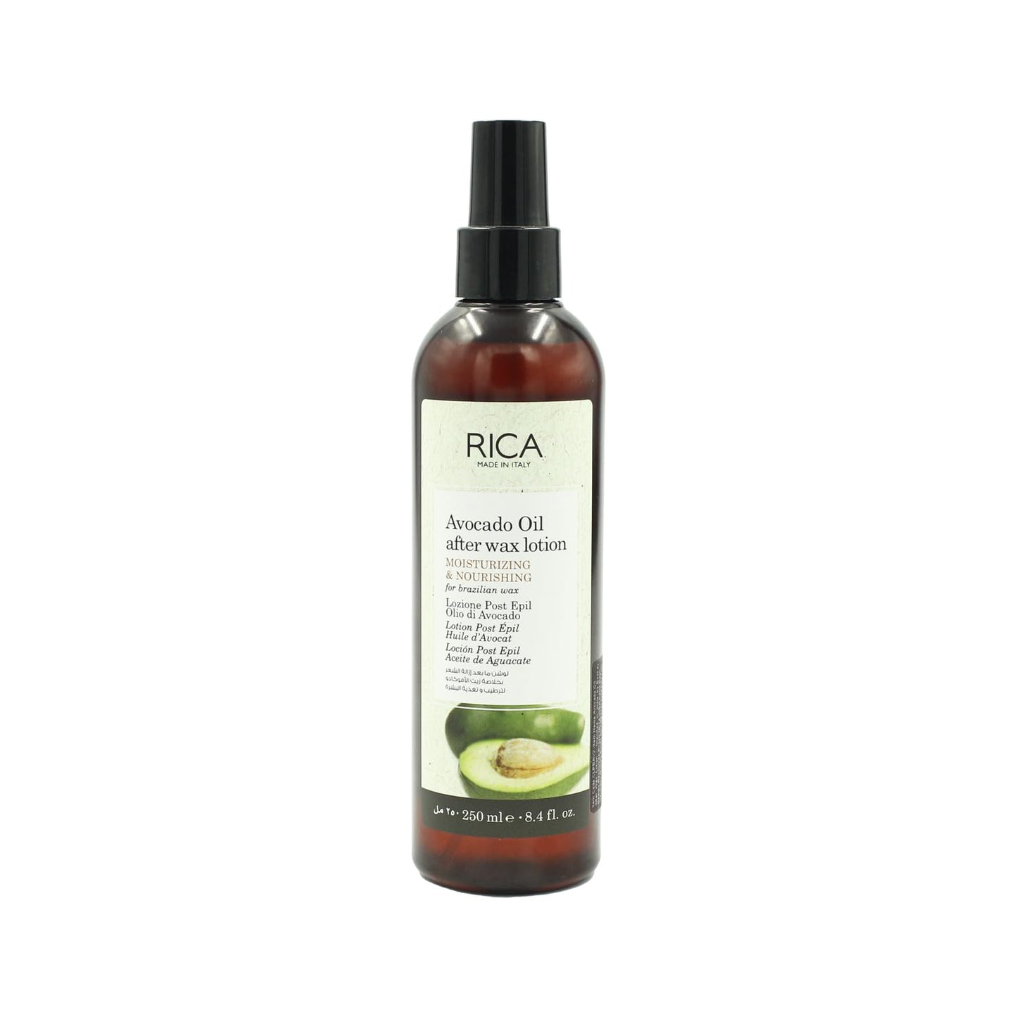 RICA Avocado Oil After Wax Lotion 250ml – Soothing & Hydrating Post-Wax Care