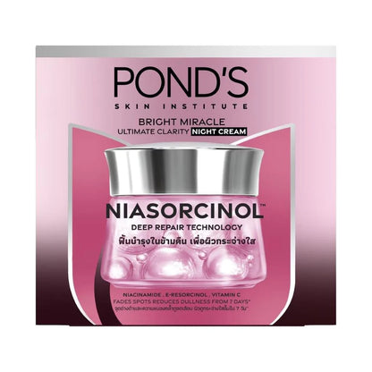 PONDS BRIGHT MIRCALE NIASORCINOL SFP30 DAY+Night CREAM 45 GM