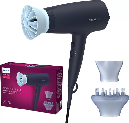 Philips Hair Dryer BHD302  – Powerful Drying at Lower Temperatures
