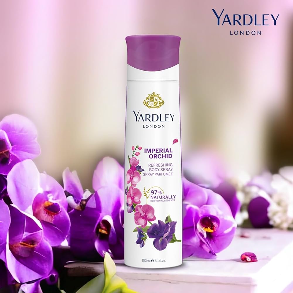 Yardley London Body Spray: Refined Freshness and Classic Charm