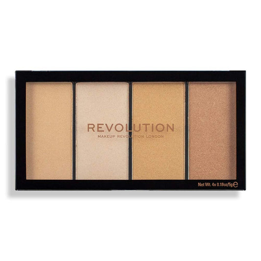 Revolution Highlighter Palette Reloaded Lustre Lights Warm