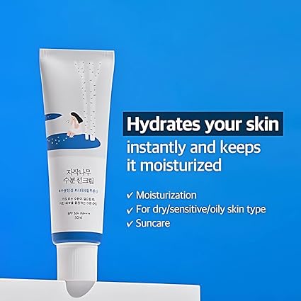 Birch Juice Moisturizing Sunscreen (SPF50+ PA++++) | A moisturizing sunscreen, No White Cast, Strong UV Protection, Moist Essence Type, Ocean Friendly-Reef Safe (1.69fl.oz) 100% Original