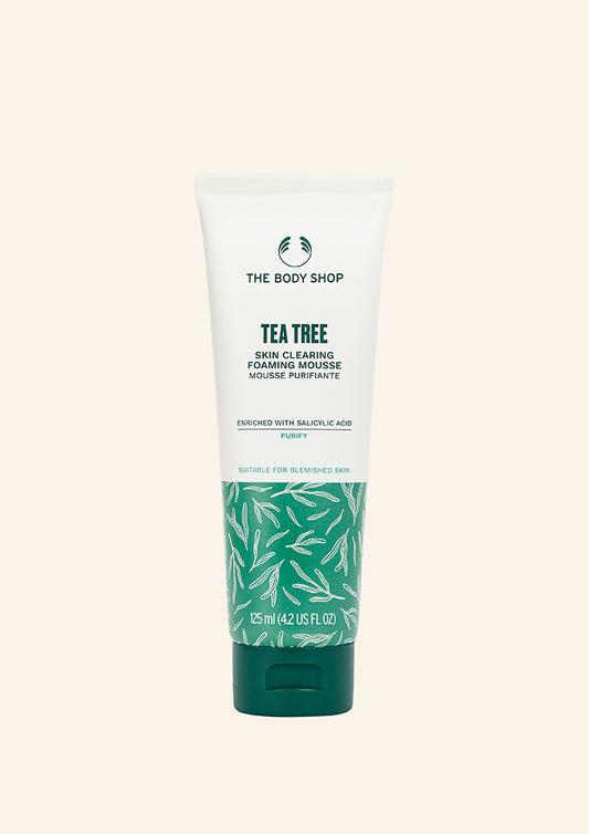 The Body Shop Tea Tree Skin Clearing Foaming Cleanser: Purify and Refresh for Clearer, Healthier Skin