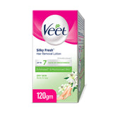 Veet Hair Removal Lotion 120g – For Sensitive, Dry & Normal Skin | Smooth & Nourished Skin