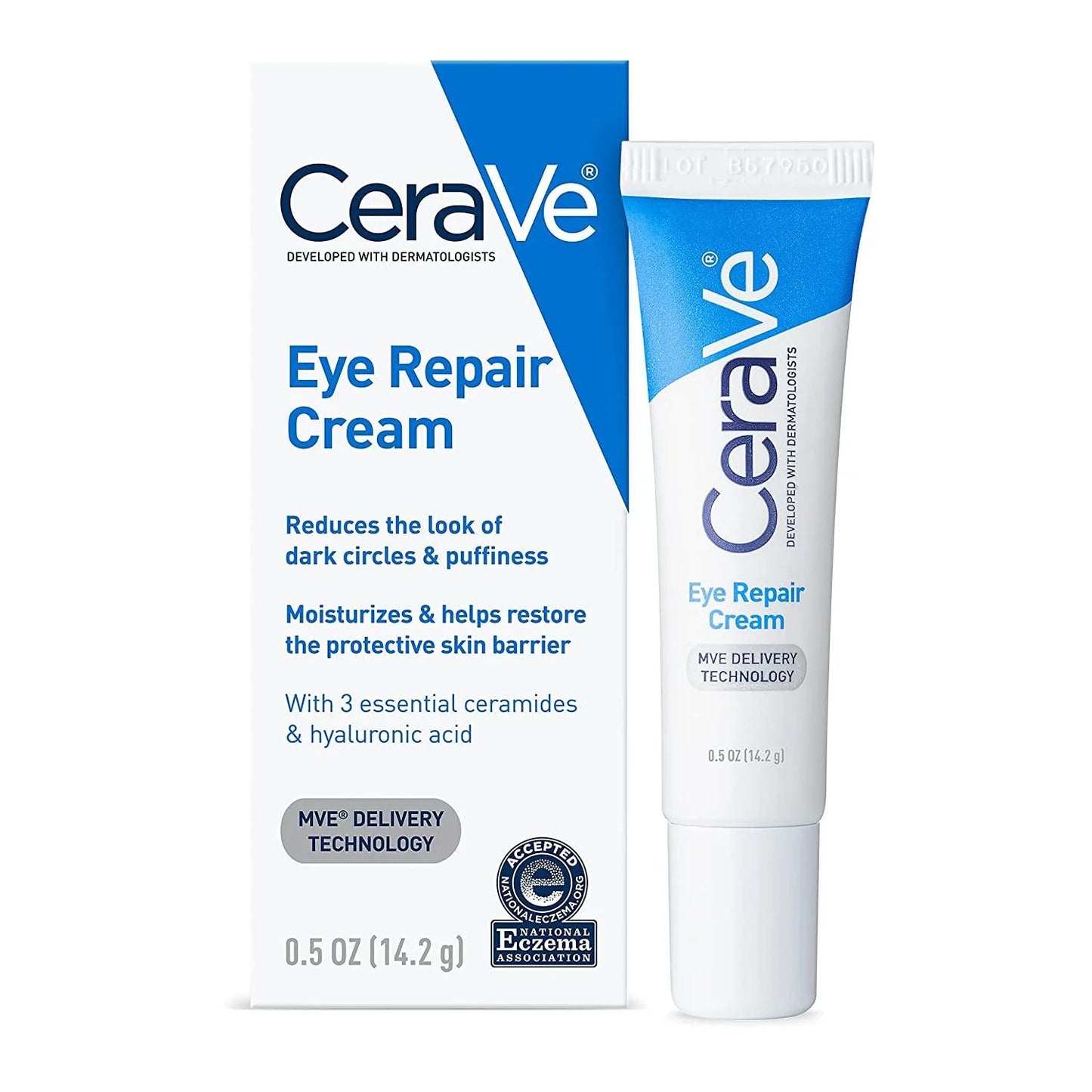 CeraVe Eye Repair Cream: Hydrate, Brighten, and Restore (14.2g)