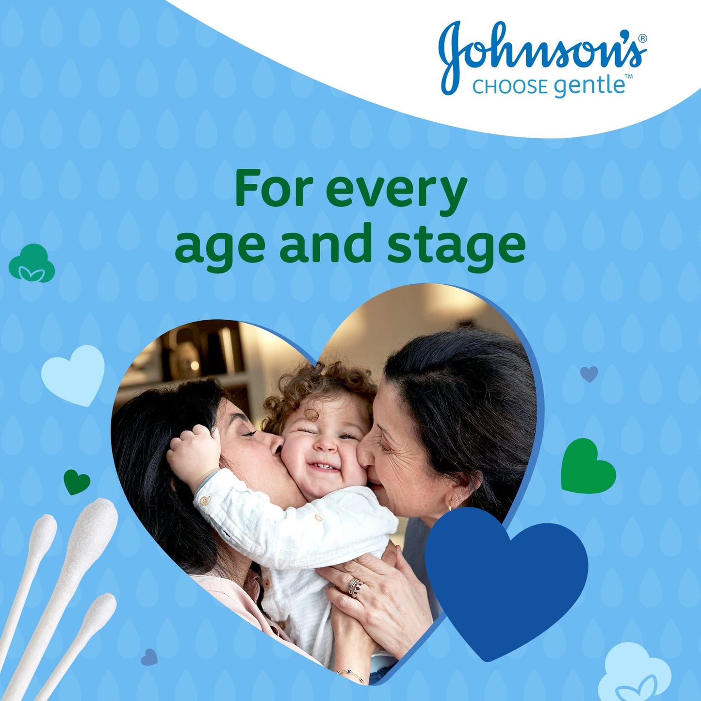 Johnson's Baby Cotton Buds: Gentle, Safe, and Versatile Care for Your Baby and Family 200buds