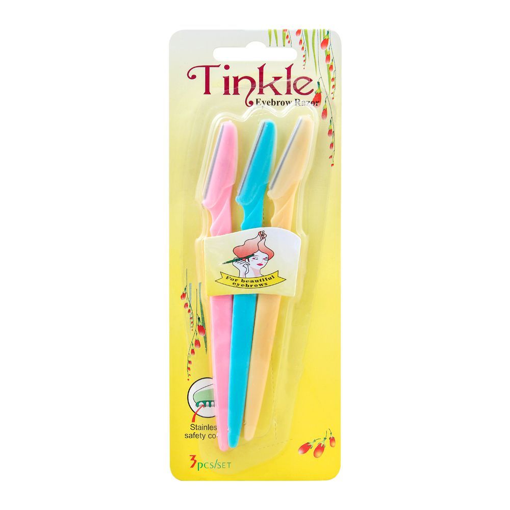 Tinkle Eyebrow Razor, 3 Pieces