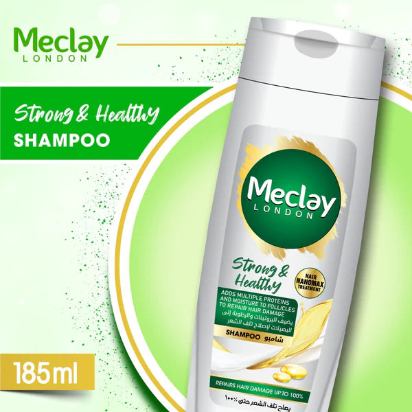 Meclay London Shampoo 185 ml – Compact Care for Healthier, Shinier Hair